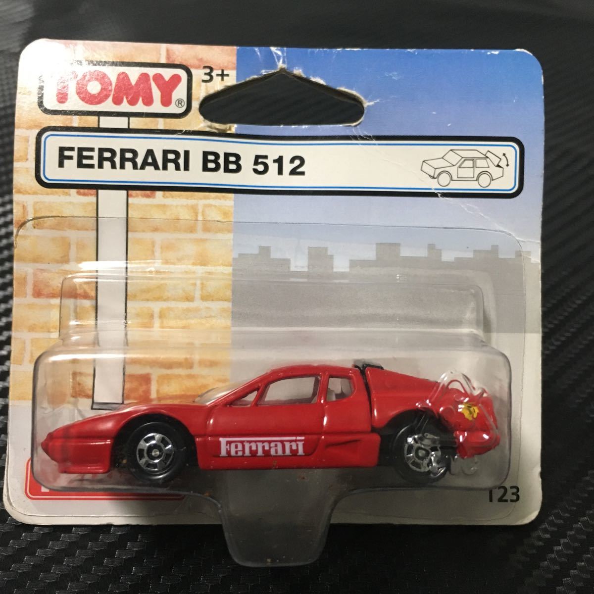 フェラーリ 0 トミカ フェラーリ512BB CARS POCKET No.F57 輸出用