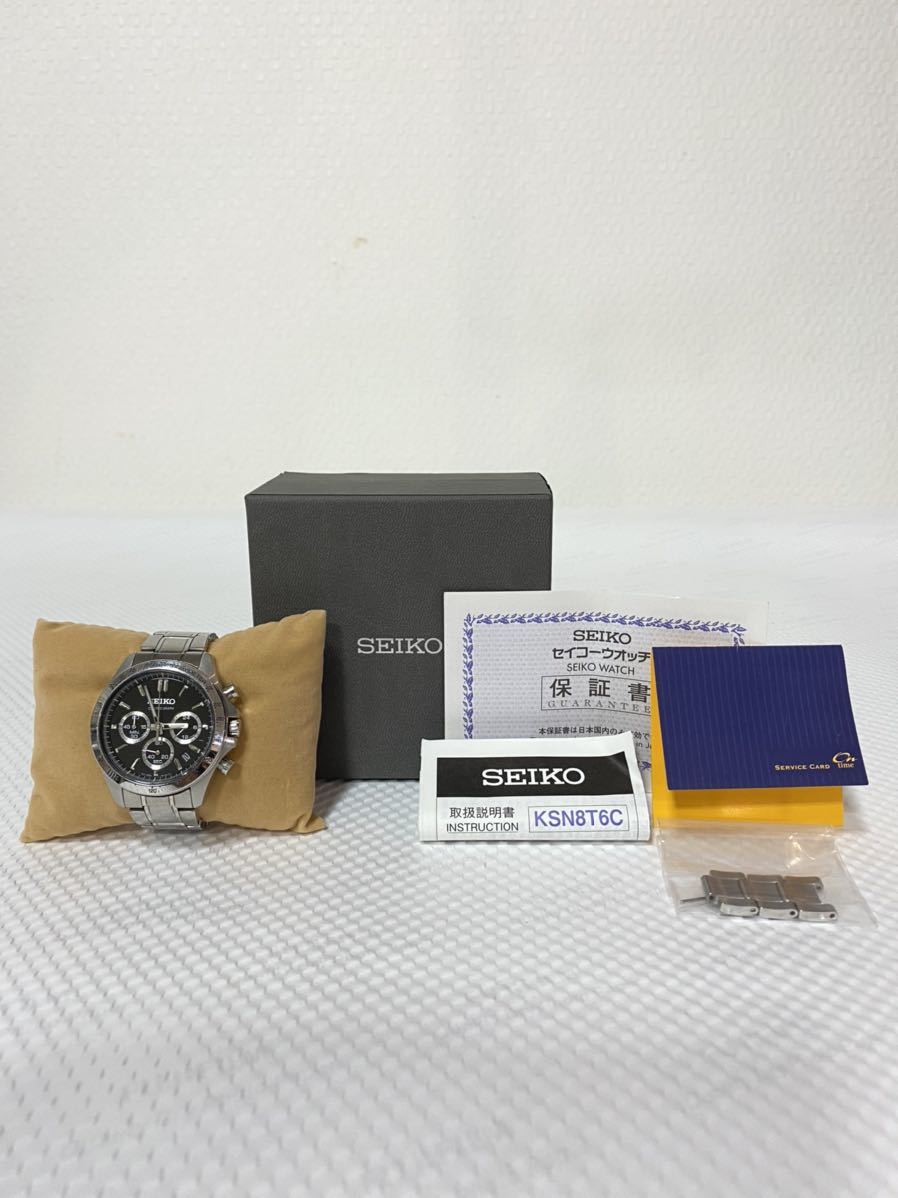 最新作，得価 SEIKO セイコー クロノグラフ 腕時計 KSN8T6C スピリット 2018年1月18日購入品(スピリット)｜売買されたオークション情報、yahooの商品情報をアーカイブ公開 - オークファン スピリット