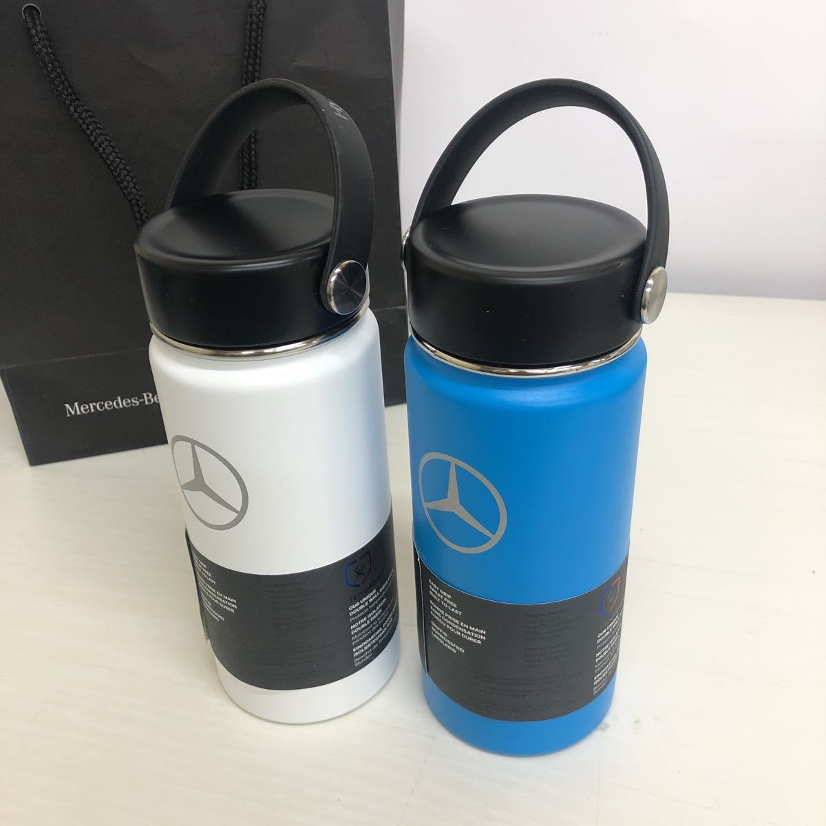 未使用 メルセデスベンツ 473ml ハイドロフラスク Hydro Flask 16oz 2点セット_4