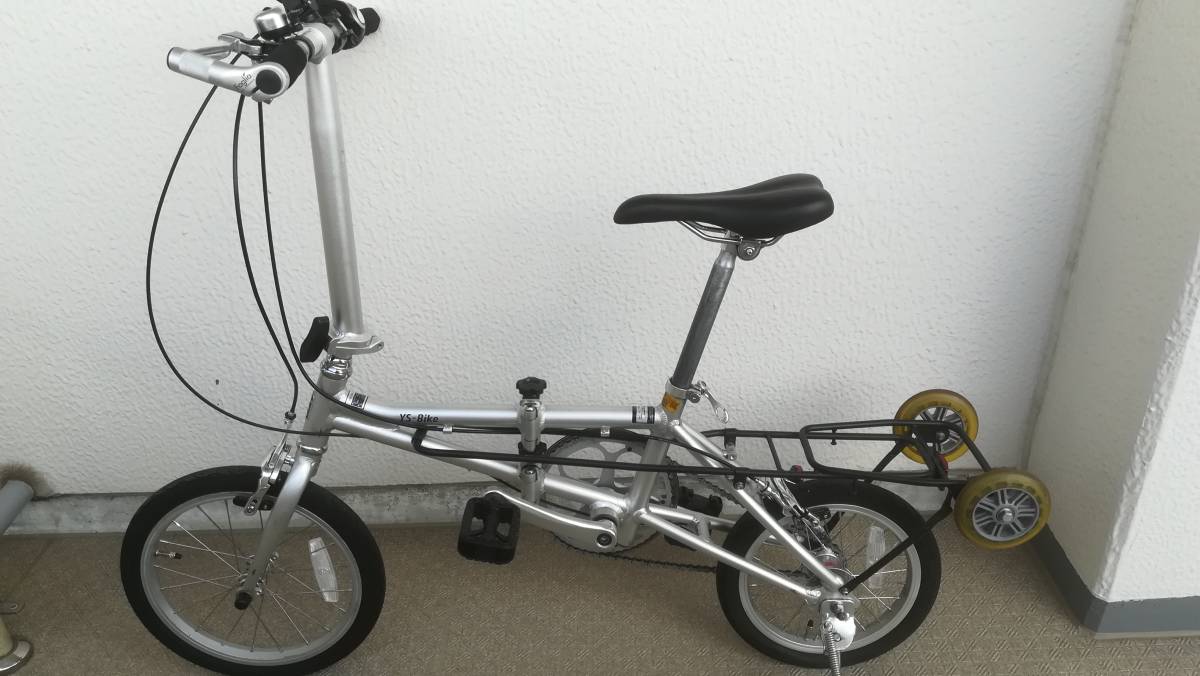 【本物保証】 バイク技術研究所 YS-22G ツアラーXグレード 前輪16in後輪14in 超軽量 アルミ合金 折り畳み自転車 内装3段 輪行パッケージ(16インチ～)｜売買されたオークション情報、yahooの商品情報をアーカイ 16インチ～