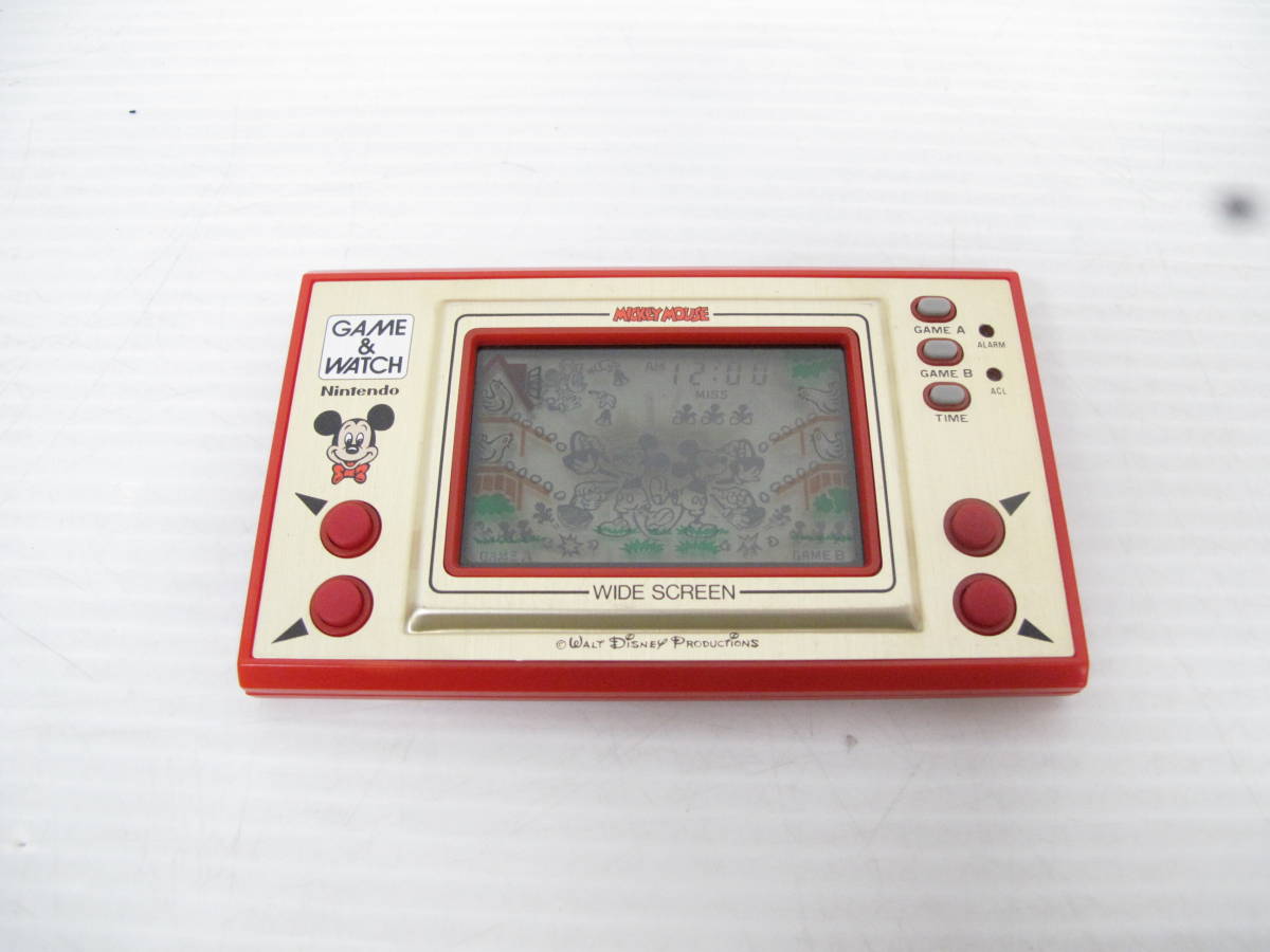 F3a壱★Nintendo GAME&WATCH MICKEY MOUSE 任天堂 ゲーム&ウォッチ ミッキーマウス