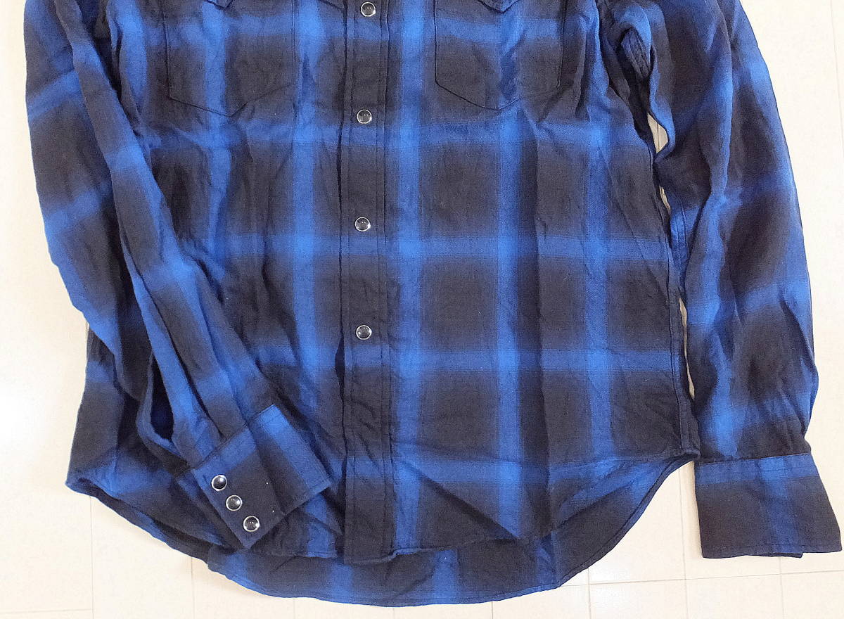 Rags McGREGOR（ラグスマクレガー） OMBRE CHECK RC SHIRTS オンブレ