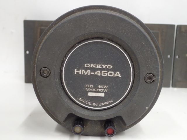 ONKYO HM-450A ホーンスコーカー スピーカー ペア ドライバー