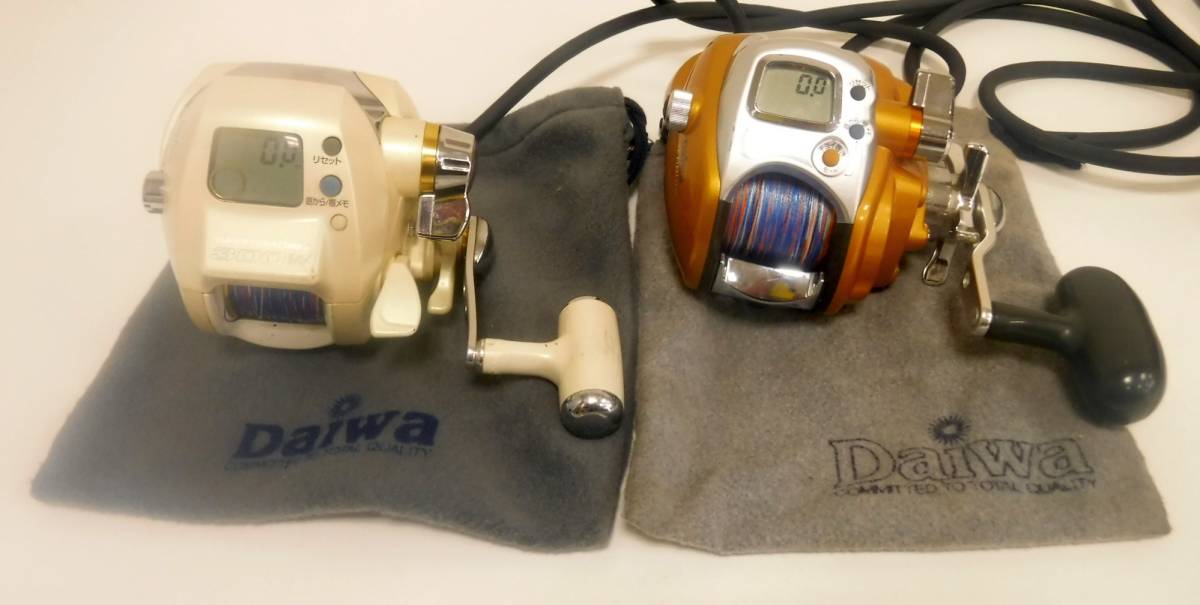 【人気セール，豊富な】 6811 Daiwa ダイワ 電動リール SUPER TANACOM スーパータナコン 300W SEABORG シーボーグ 250FB 2点 おまとめ 船用 電源ケーブル付(ダイワ)｜売買されたオークション情報、yahooの商品情報をアーカイブ公 電動