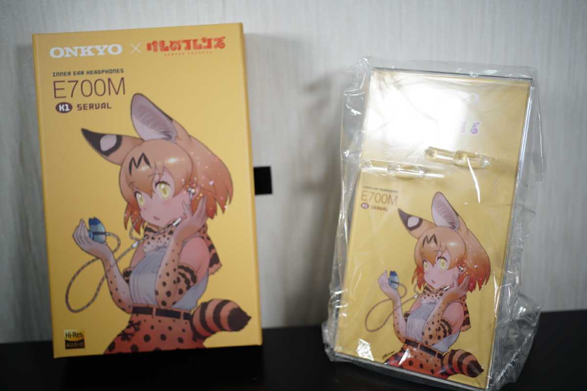 ONKYOxけものフレンズイヤホン　E700M サーバル　未使用品_1