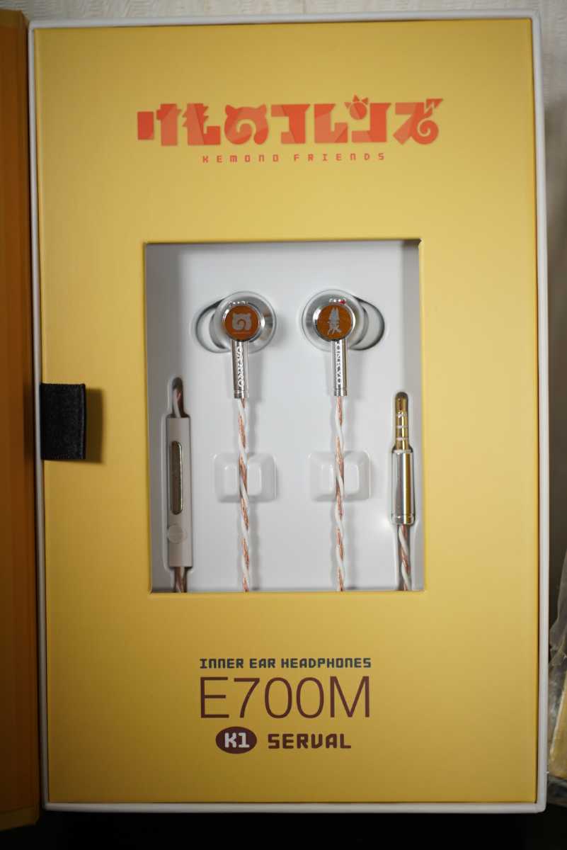 ONKYOxけものフレンズイヤホン　E700M サーバル　未使用品_3