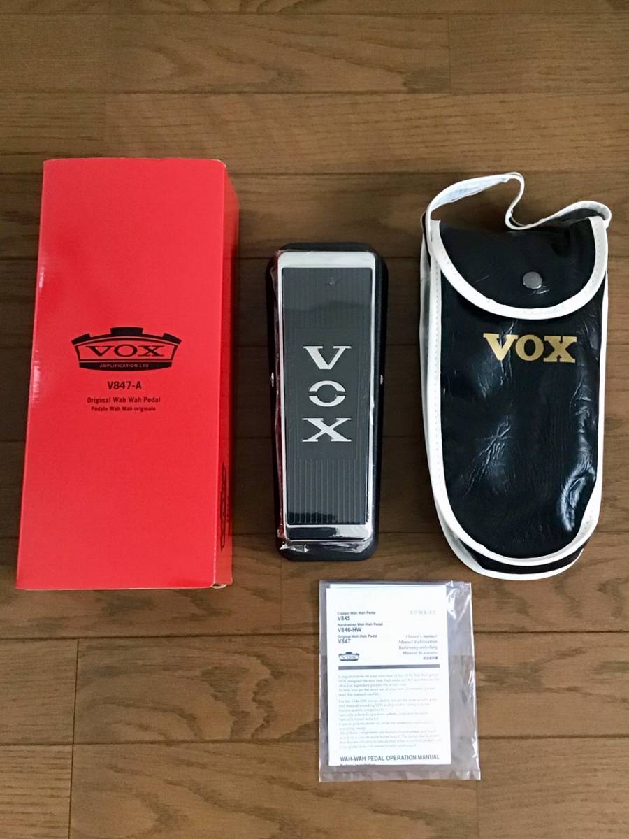 新品同様 VOX V847A Wah Wah Pedal ワウペダル ボックス V847-A 【公式