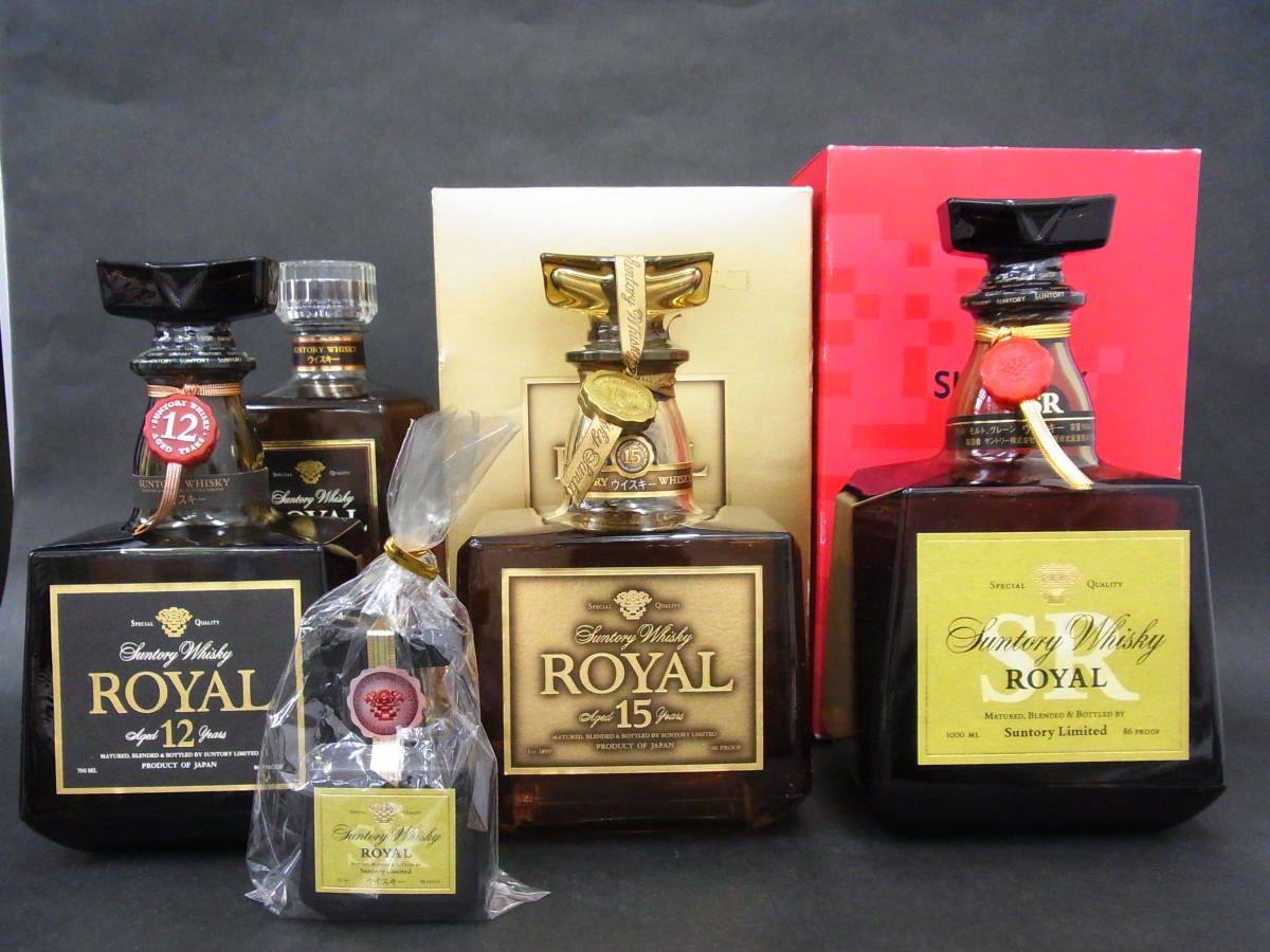 未開栓 古酒 SUNTORY ROYAL サントリー ローヤル ウイスキー 丸瓶 60