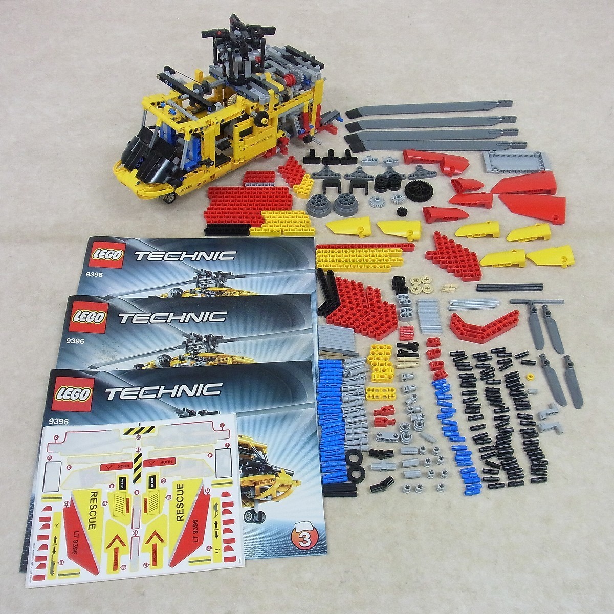 LEGO 0 テクニック Helicopter ヘリコプター レゴ eBay 9396の通販 