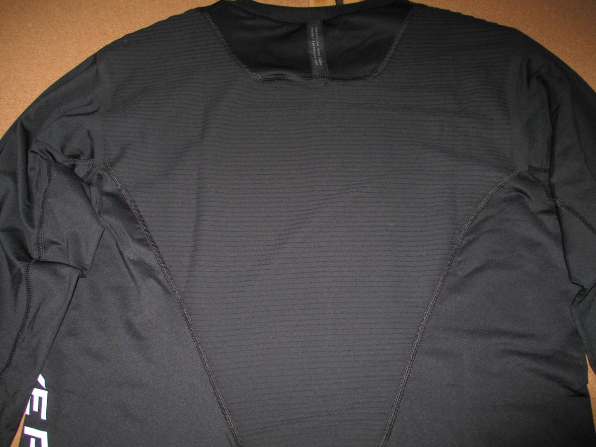 ナイキ NIKE ロングスリーブ JP ロングスリーブ(ブラック) Women\u0027s XL NIKE PRO LS クルー トレーニング トップ 定価8800円 検 ツルサラ素材 ストレッチ 長袖 Tシャツ ランニング ロンティ ブラック 黒