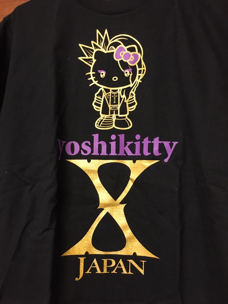 X JAPAN Yoshikitty ヨシキティ 長袖Tシャツ ロンT M 黒 エンタメ