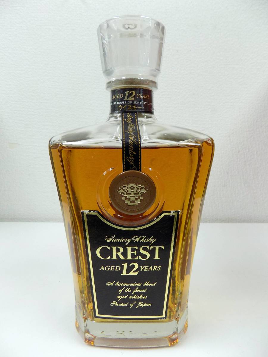 ☆★未開栓・保管品★☆SUNTORY サントリー CREST クレスト 12年 700ml 43％ 6A サントリー CREST 12年 入り YEARS &frasl;
