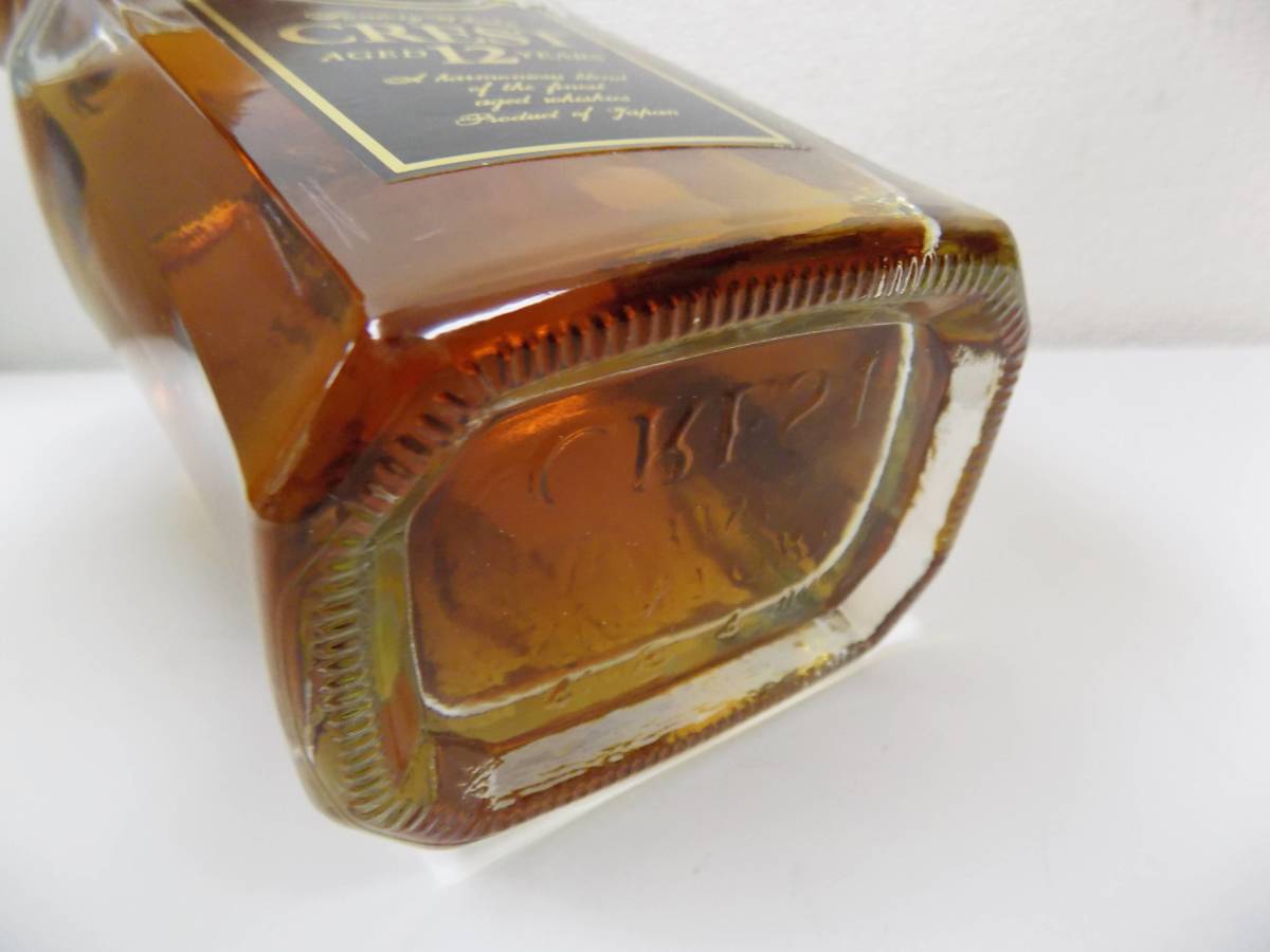 ☆★未開栓・保管品★☆SUNTORY サントリー CREST クレスト 12年 700ml 43％ 6A サントリー CREST 12年 入り YEARS &frasl;