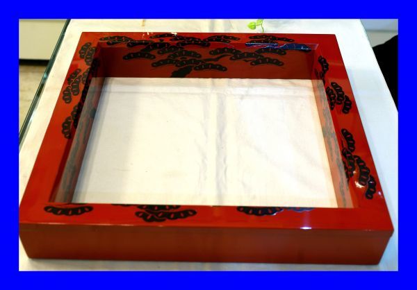 共箱 茶道具 輪島塗 炉縁 坂一男 公式通販 木製漆器 松蒔絵 作 |