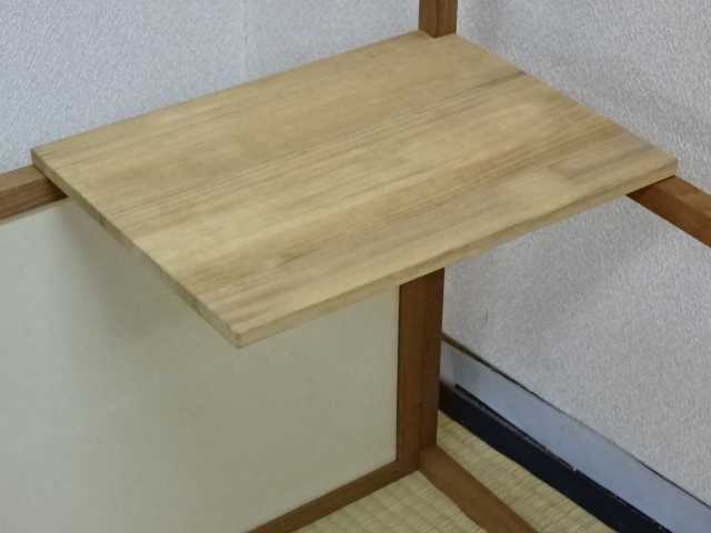 | 組立式ディスプレイお試しセット 3段棚 台目棚 ササガワ 葭棚 1セット入 茶道具 組立式 木目 利休好 祖」 紙箱 通販販売茶道具 （702⑨） 1セット(3個袋入