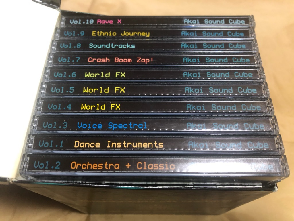 【SOUND CUBE AKAI CD-ROM／10枚組サンプリングCD／中古品】_3