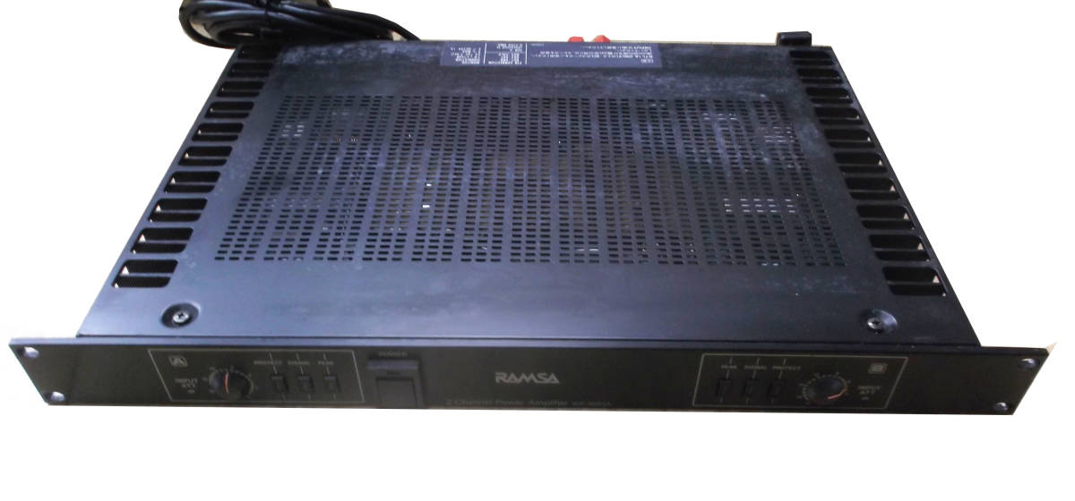 ナショナル 2チャンネルパワーアンプ WP-9055A RAMSA WP-9055A ラムサ