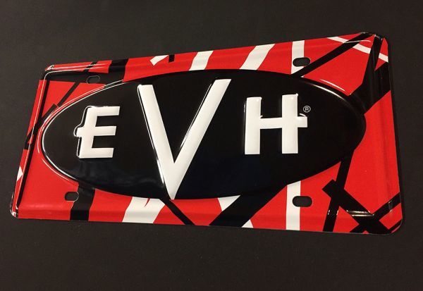 Van Halen Logo EVH LICENSE LOGO - Eddie PLATEオフィシャル 新品