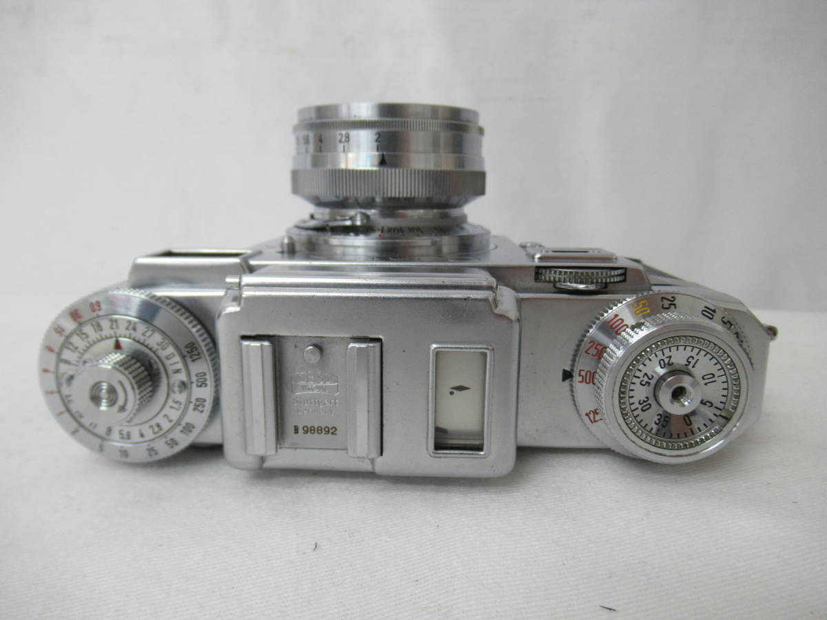 CONTAX/コンタックスⅢa(B98892)】②/Carl Zeiss Sonnar 1:2 f=50mm