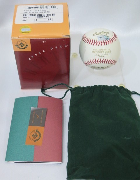MS】UDA松坂大輔2007年ワールドシリーズ優勝記念直筆サインMLB公式
