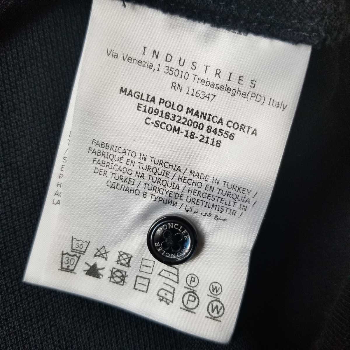 【完売品&XXL】モンクレール　MONCLERポロシャツ MONCLER モンクレール ポロシャツ ロゴ レディース ポロシャツ&frasl;XS&frasl;コットン&frasl;NVY&frasl;無地