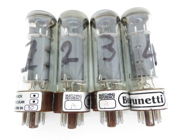 販売売り 095○Brunetti EL34 真空管 4本セット ※中古/現状品