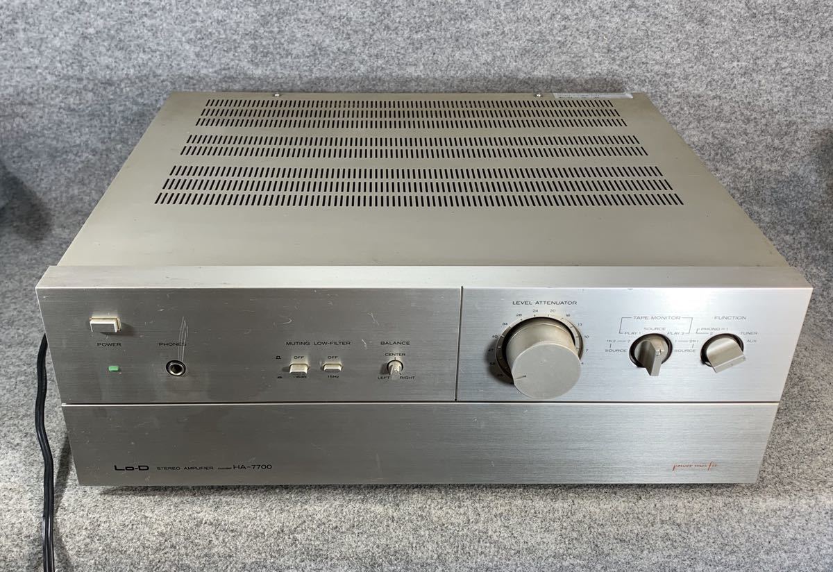 LO-Dプリメインアンプ HA-7700 ジャンク 日立 Lo-D ローディー プリメインアンプ HA-7700 ステレオアンプ