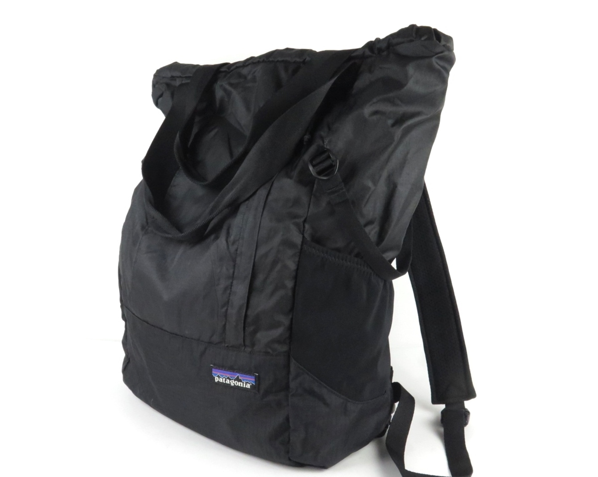  正規品 patagonia パタゴニア Lightweight travel tote pack トートバッグ リュック ナイロン ブラック(パタゴニア)｜売買されたオークション情報、yahooの商品情報をアーカイブ公開 - オークファン パタゴニア