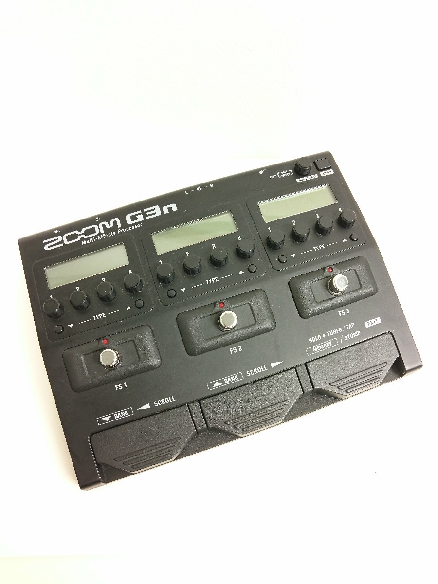 ZOOM◇エフェクター G3n/マルチエフェクトプロセッサー 【公式通販】