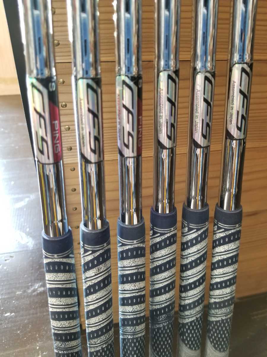  PING オリジナルスチールシャフト CFS S ６本セット(その他)｜売買されたオークション情報、yahooの商品情報をアーカイブ公開 - オークファン 部品
