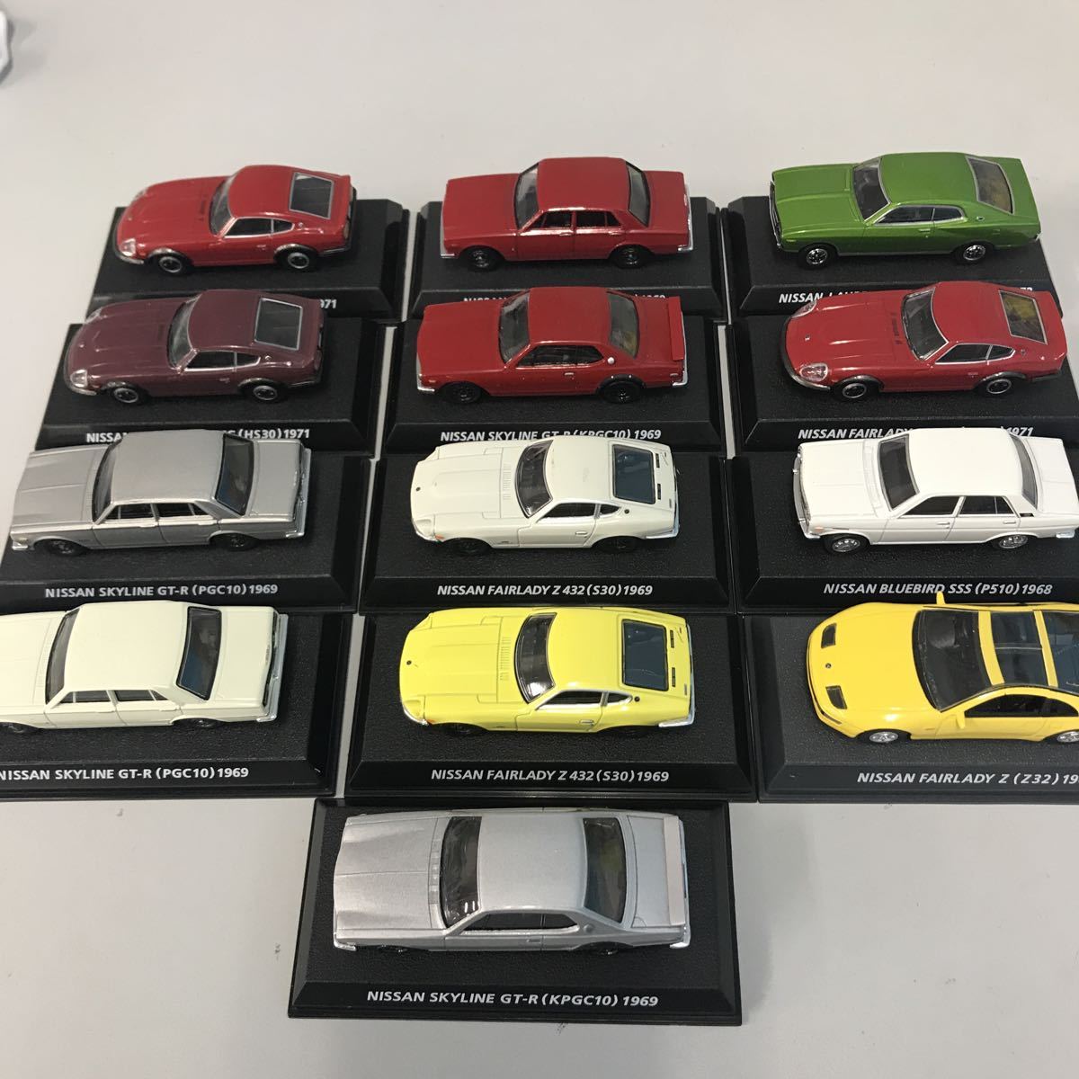 A61 日産 NISSAN ミニカーまとめて13台 （検索：GTR R35 ミニカー 京商