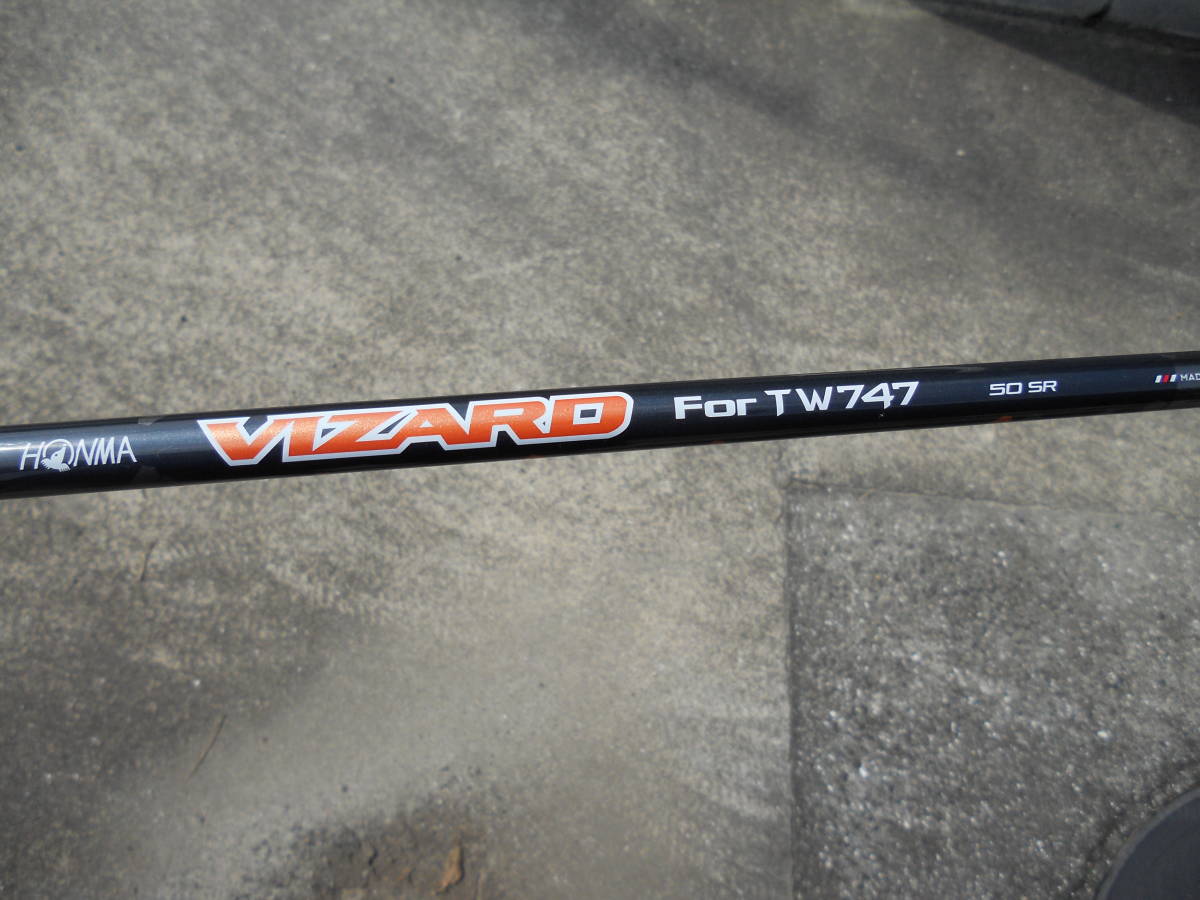 新作登場，正規品 殆ど に近いHONMA TW７４７用VIZARD５０フレックスSRシャフトのみ(シャフト)｜売買されたオークション情報、yahooの商品情報をアーカイブ公開 - オークファン 部品