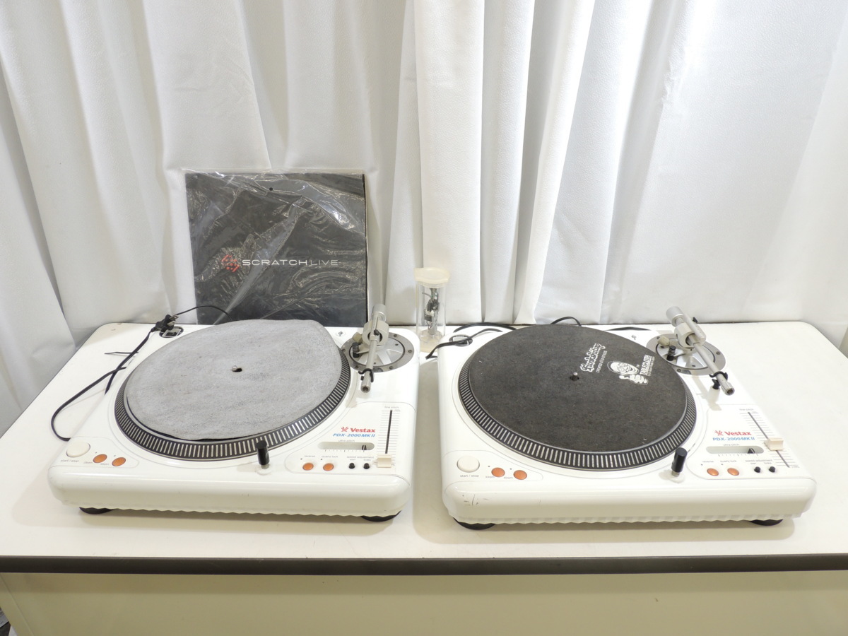 中古】2個口発送 Vestax PDX-2000 MKⅡ ターンテーブル ベスタクス