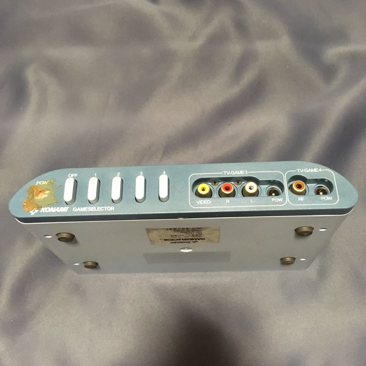 KONAMI ゲームセレクター RU003 通電確認済 AVセレクター 希少品
