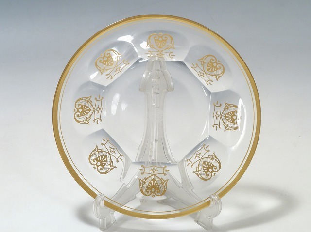 総代理店 M07766【Baccarat バカラ】エンパイア 金彩 プレート 16cm
