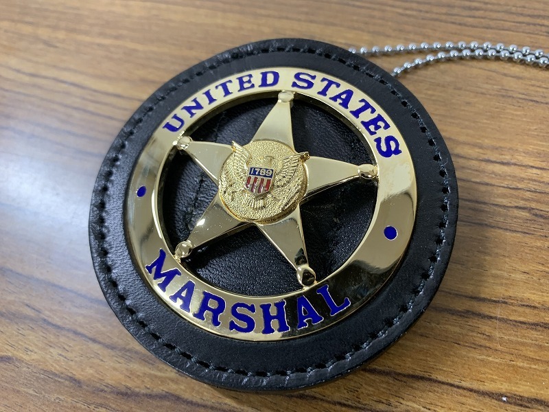 US : MARSHAL 連邦保安官 希少アメリカ合衆国連邦保安官局マーシャル