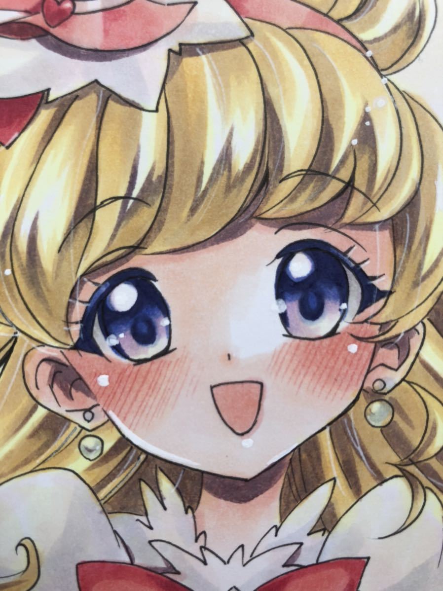 手描きイラスト 魔法使いプリキュア キュアミラクル たくし上げ 手描きイラスト 売買されたオークション情報 Yahooの商品情報をアーカイブ公開 オークファン Aucfan Com