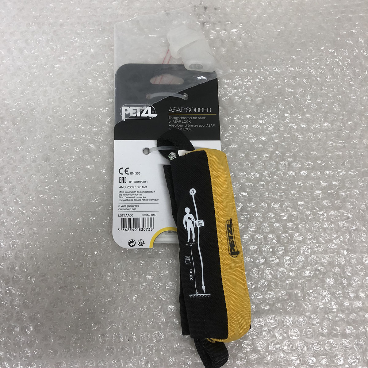格安，人気セール 727A/ PETZL ペツル ASAP'SORBER 20 アサップソーバー 20 ランヤード 登山/ロッククライミング/高所作業 L071AA00(ロッククライミング)｜売買されたオークション情報、yahooの商品情報をアーカイブ ロッククライミング