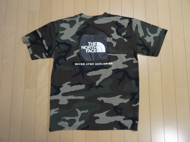 お得，品質保証 ノースフェイス THE NORTH FACE NT32706 XL Tシャツ 半袖シャツ 迷彩 カモフラ カモ ボックスロゴ デカロゴ ブラック タイト L おすすめ(半袖Tシャツ)｜売買されたオークション情報、yahooの商品情報 男性用