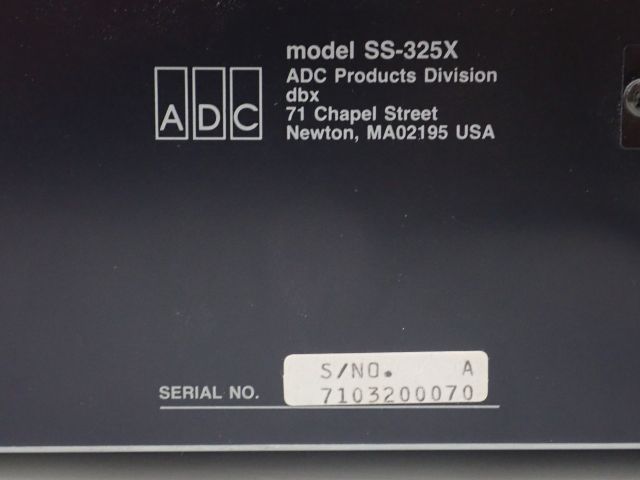 ADC グラフィックイコライザー SS-325X グライコ 説明書付き ¶ 5D6C2-8