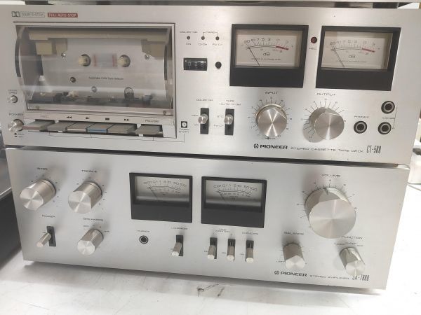 Pioneer パイオニア オーディオセット PL-A350B/CT-500/SA-7800/TX