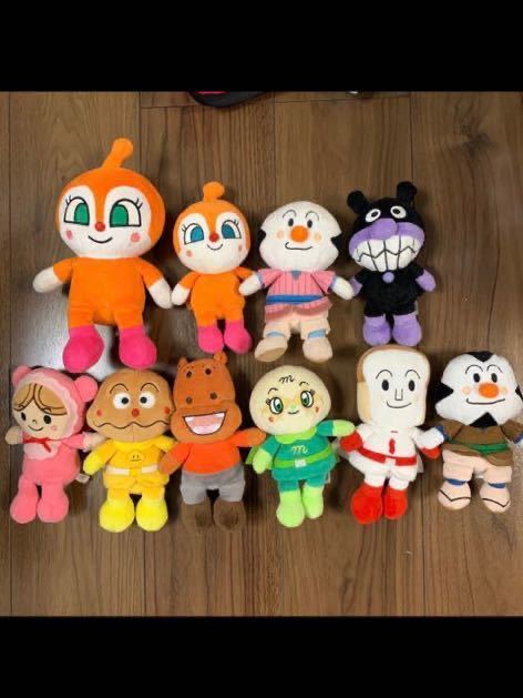 アンパンマン ぬいぐるみ 10体セット ドキンちゃん バイキンマン カバオくん アンパンマン 売買されたオークション情報 Yahooの商品情報をアーカイブ公開 オークファン Aucfan Com