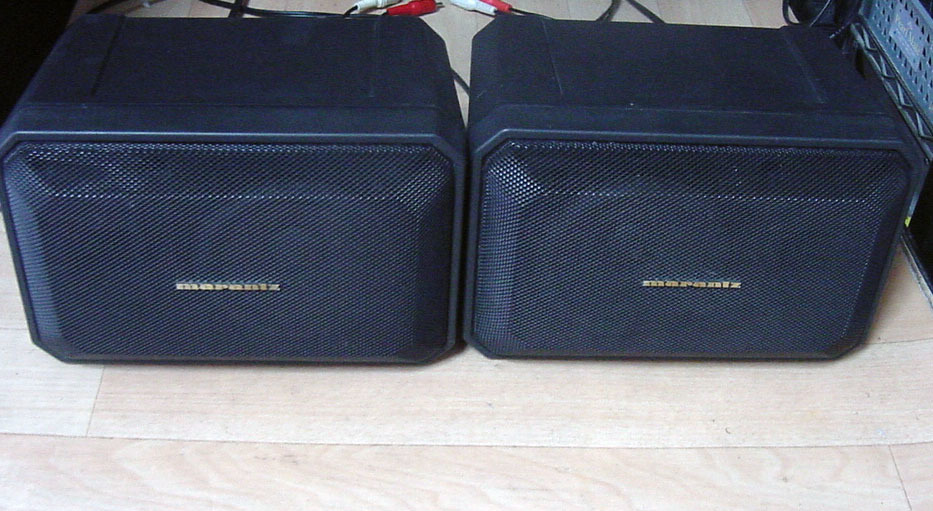 ＳＡＮＳＵＩ スピーカー 左右 A6116】SANSUI スピーカーセット SP-M1 通電OK ジャンク