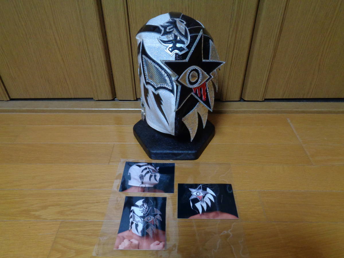 豊富な，定番人気 BUSHI 入場時使用 実物 オーバーマスク オオヤ製 直筆サイン入り 着用写真付き BUSHI X 内藤哲也タッグ L.I.J ロスインゴ(マスク)｜売買されたオークション情報、yahooの商品情報をアーカイブ公開 マスク
