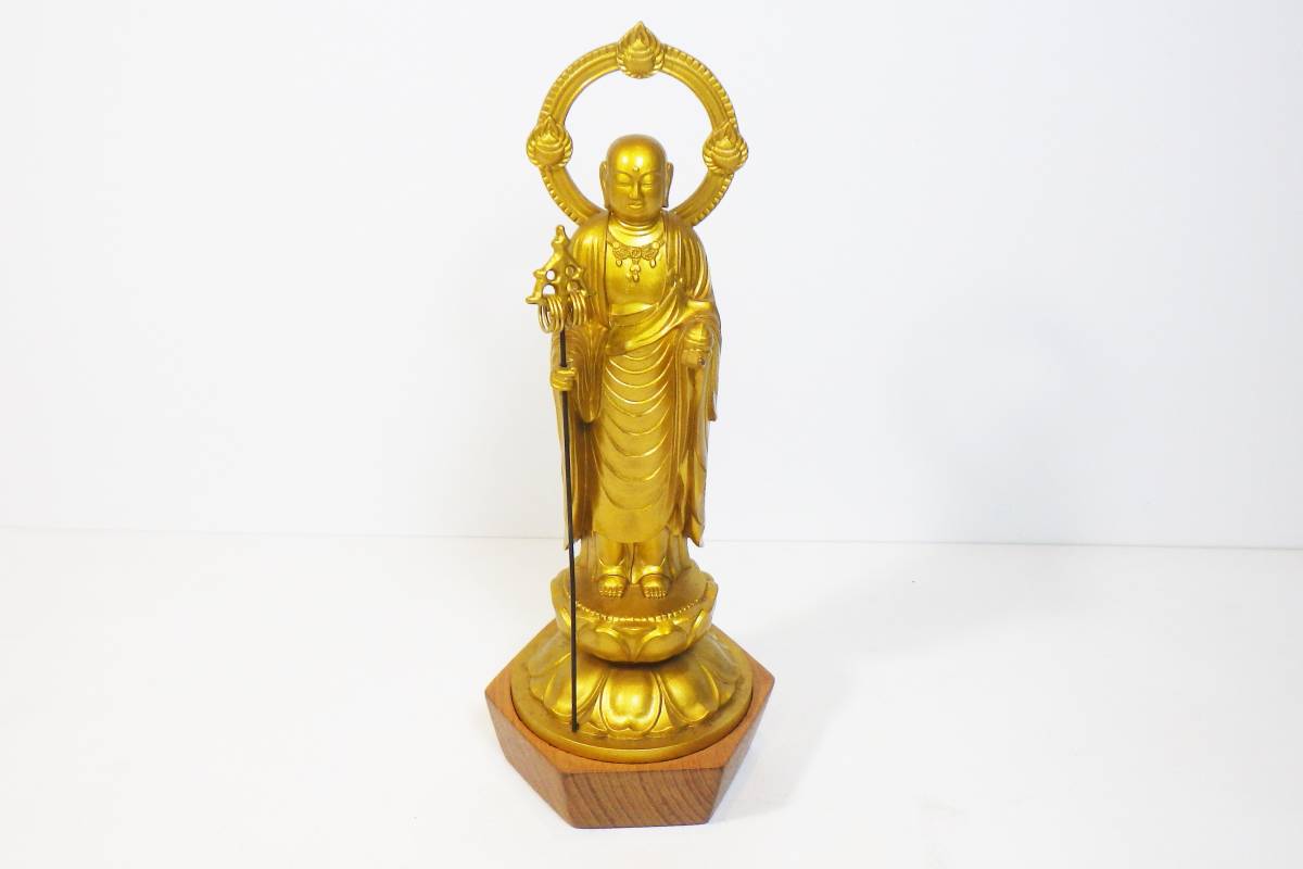 M-1998 時代物「古銅花入」高さ18cm・ 銅製・／中国美術 仏教美術 仏具 