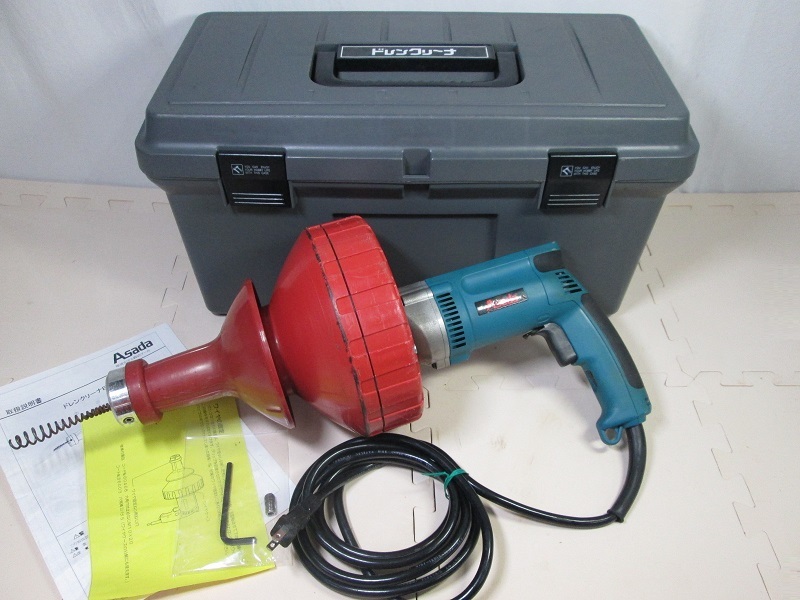 【品質保証，人気セール】 ①良品 Asada アサダ 電動ドレンクリーナー E-75 排水管清掃機 ケース付き 定価8万(その他)｜売買されたオークション情報、yahooの商品情報をアーカイブ公開 - オークファン その他