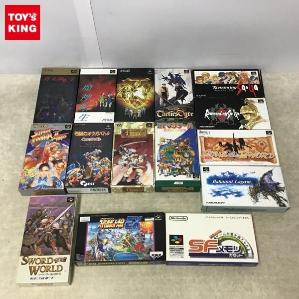  1円 スーパーファミコン専用 カセット SFメモリ カセット 真 女神転生 ロマンシング サ ガ2 他(おもちゃ、ゲーム)｜売買されたオークション情報、yahooの商品情報をアーカイブ公開 - オークフ その他