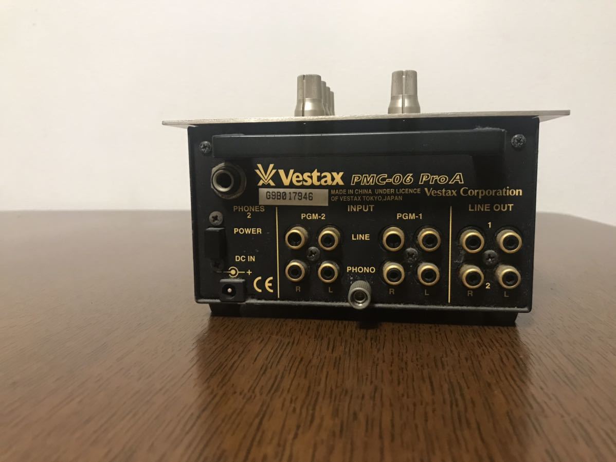 Vestax PMC-06 ベスタクス Pro A DJミキサー DJ ミキサー ProA