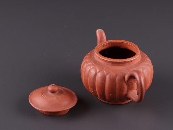 唐物 煎茶道具 急須 中国古玩 朱泥 紫泥 紫砂壷 茶壷 款