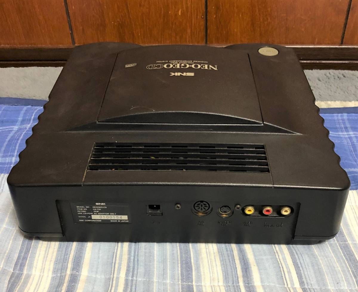 動作未確認】 【部品どりに】 SNK CD-T01 ネオジオ NEOGEO-CD 本体 